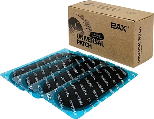 Miniatura 8 de PAX 50 parches cuadrados universales de reparación de tubos y neumáticos de 1.772 x 1.772 in, para neumáticos radiales y sesgados en motocicleta