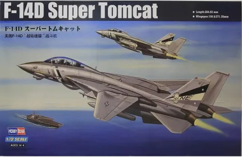 Miniatura 3 de Hobby Boss Kit de construcción de modelo de avión F-14D Super Tomcat