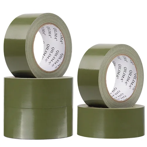 Miniatura 2 de QILIMA Paquete de 5 cintas adhesivas verde oliva, cinta adhesiva de grado profesional para fotógrafos, uso industrial y profesional, 2 pulgadas x 30