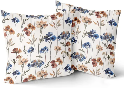 Miniatura 31 de Giwawa Little Adventure - Funda de almohada decorativa cuadrada de 16 x 16 pulgadas, color azul marino, diseño de flecha, fogata, oso, bosque