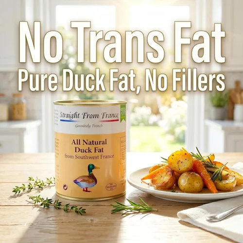 Miniatura 2 de Directamente de Francia, grasa de pato totalmente natural para cocinar del suroeste de Francia, apto para dieta Keto y Paleo, 24.52 oz 24.5 oz