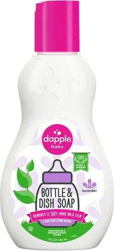 Miniatura 8 de Repuesto para líquido para lavar platos y botellas de bebé Dapple, sin fragancia, 34 onzas líquidas, DP-035B, 2