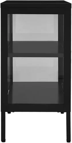 Miniatura 5 de Aparador negro, vitrina, gabinete de barra de café, gabinete de sala de estar, estantería, vitrinas para sala, gabinete de consola, armarios