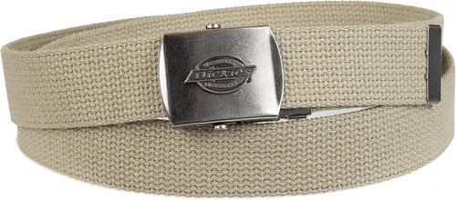 Miniatura 2 de Dickies Cinturón de tela de algodón para hombre con hebilla de logotipo militar