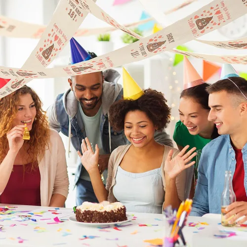 Miniatura 4 de Regalos de cumpleaños número 18 para niños o niñas - Papel higiénico de broma feliz - Decoraciones de cumpleaños número 18, suministros de fiesta