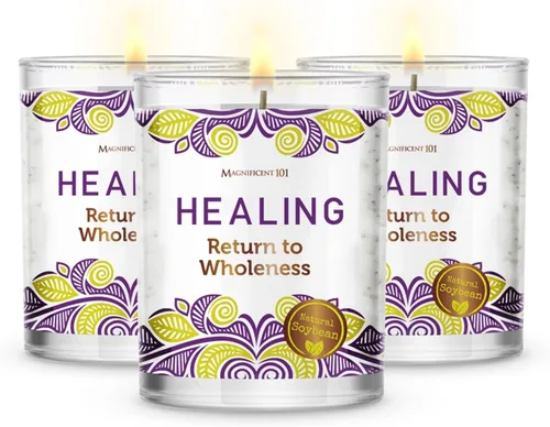Miniatura 8 de MAGNIFICENT 101 Abundance Mindset - Juego de velas para manchas – 3.5 onzas cada uno (paquete de 3) – Abundance Unlimited Mindset – 42 horas