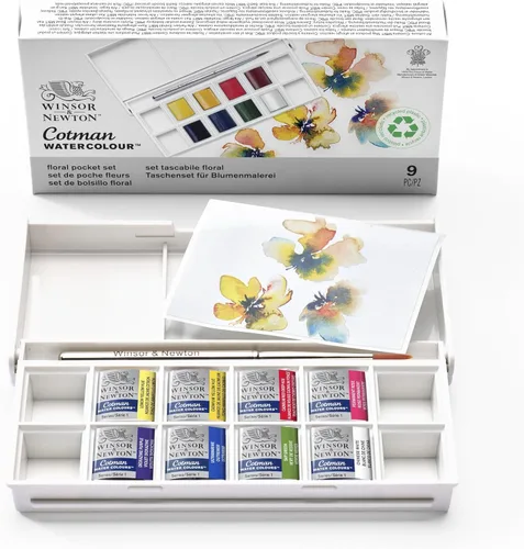 Miniatura 14 de Winsor & Newton 390639 - Cotman Field - Juego de 12 medias pastillas de acuarela