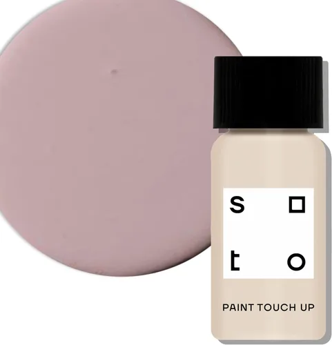 Miniatura 29 de soto Pintura de Retoque Rosa, Multi-Superficie, Acabado Mate (No. 31 Yeso Marroquí) — 10 Mililitros de Reparación de Arañazos para Muebles, Paredes