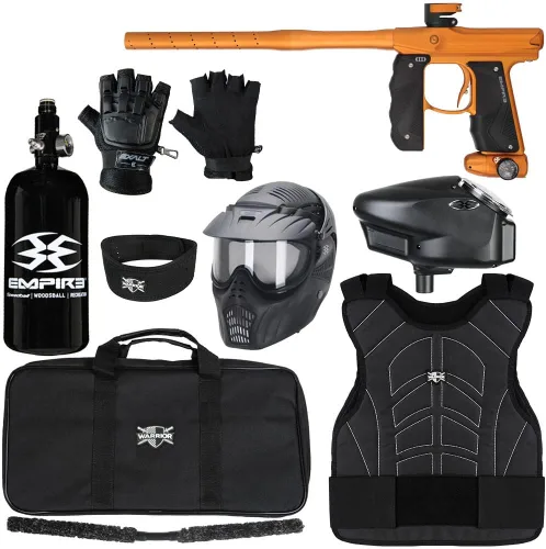 Miniatura 9 de Action Village Empire Mini GS TP Level 3 Kit de pistola de paintball protector