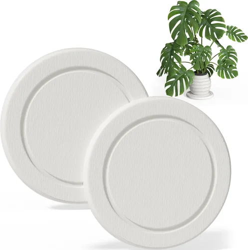 Miniatura 9 de Platillo para plantas, platillos para macetas, bandejas para macetas de tierra de diatomeas de secado instantáneo, bandejas redondas para goteo