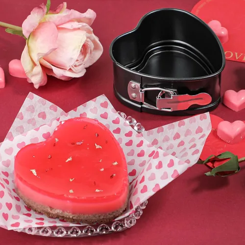 Miniatura 3 de Webake Springform - Juego de 2 moldes para tartas de queso con forma de corazón de 4 pulgadas, accesorios de Instapot, olla a presión, freidora