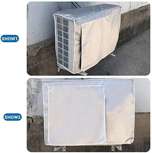 Miniatura 3 de Cubierta de aire acondicionado impermeable a prueba de polvo Ventana al aire libre Unidad de CA Mini Split Sistema de Aire Acondicionado Cubierta