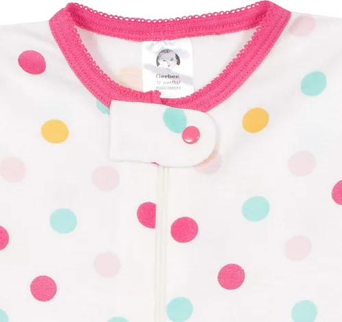 Miniatura 7 de Gerber Pijamas de pies para bebé niña - 4