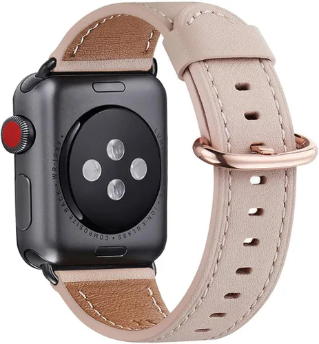 Miniatura 23 de WFEAGL Compatible con Apple Watch Banda 38mm 40mm 41mm para Mujeres, Correa de Cuero de Grano Superior para iWatch Ultra SE & Series 9 8 7 6 5 4 3