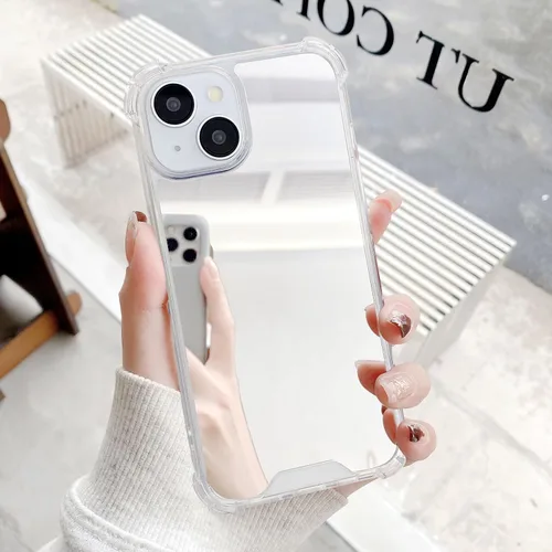 Miniatura 8 de Funda compatible con iPhone 11 con espejo con parachoques a prueba de golpes, parte trasera dura, delgada, cubierta protectora delgada para niñas
