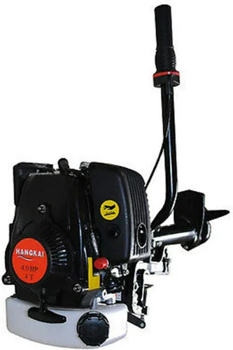 Miniatura 5 de Motor fuera de borda Motor de barco de 4 tiempos 4.0 HP 2.8KW Motor marino de 52CC motor marino con sistema CDI de refrigeración por aire y arranque