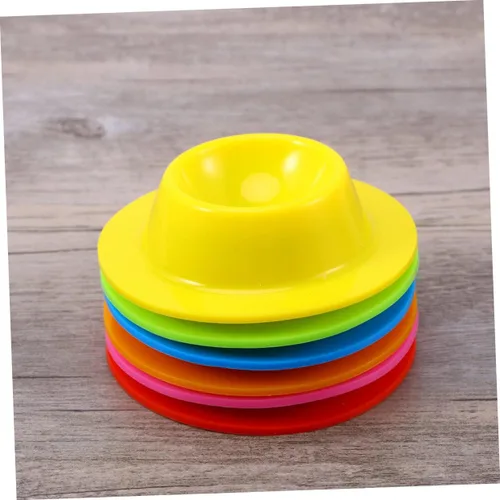 Miniatura 5 de TIDTALEO 6 uds. Tazas de huevo de silicona para huevos escalfados, mini cocina de huevos, utensilios de cocina de silicona para huevos, mini huevos