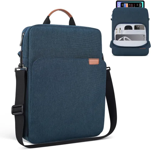 Miniatura 9 de Funda de transporte para iPad de 13 pulgadas para iPad Pro M5 y Air M2/M3 2025, iPad Pro 12.9, Surface Laptop 7th de 13.8", funda acolchada de viaje