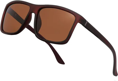 Miniatura 13 de Gafas de sol polarizadas deportivas para hombre, gafas de marco cuadrado NP1007