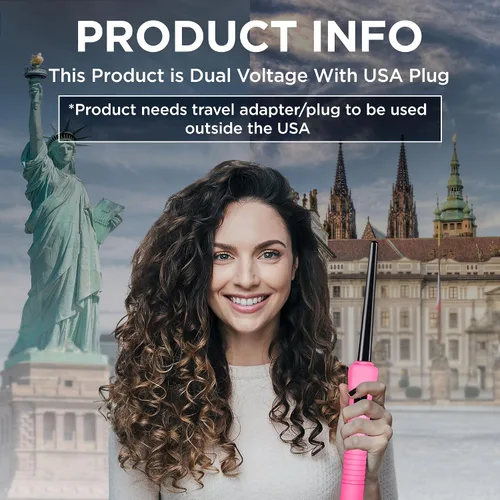 Miniatura 3 de Rizador de cabello, de Herstyler Baby, Rosado