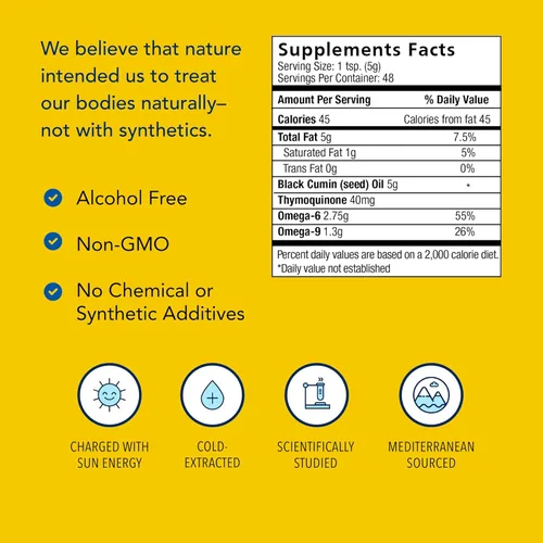 Miniatura 5 de North American Herb & Spice Aceite de semilla negra, 8 onzas líquidas, apoyo cardiovascular, digestivo e inmunológico, contiene aceite de orégano
