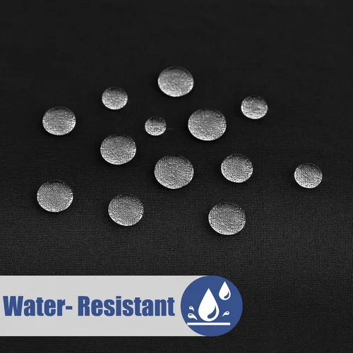Miniatura 7 de Moosfor Paquete de 6 manteles cuadrados de elastano, manteles elásticos ajustables para pícnic, cubierta de mesa de patio elástica lavable para Negro