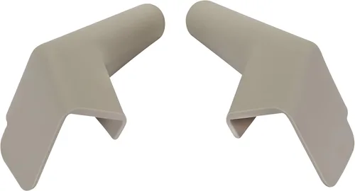 Miniatura 2 de B&B Moulders 4 RV Rain Gutter Spout Versión larga Izquierda y derecha Bronceado Fabricado en Estados Unidos