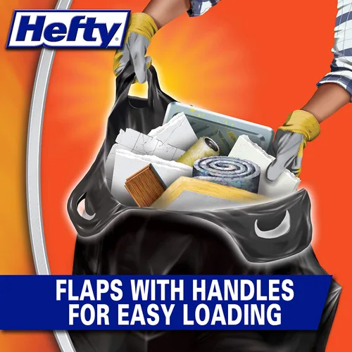 Miniatura 2 de Hefty Load & Carry - Bolsas de basura grandes para contratistas resistentes, 42 galones, 26