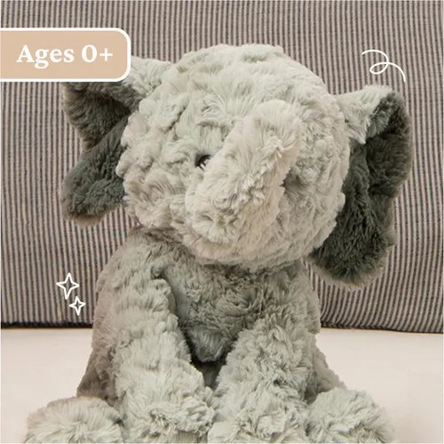 Miniatura 5 de GUND Cozys Collection Elefante de peluche, animales de peluche para edades de 1 año en adelante, gris, 10 pulgadas