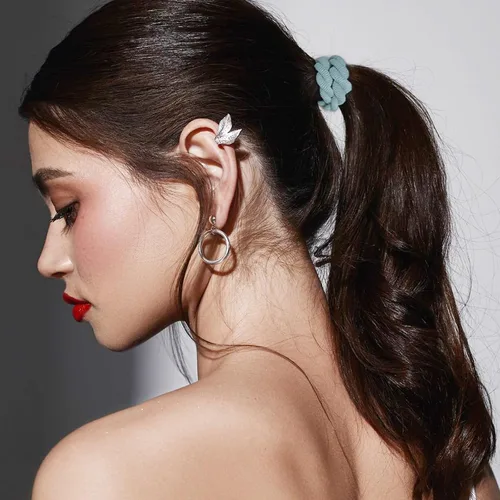 Miniatura 2 de Bandas para el cabello para mujeres y niñas, 20 pulseras bohemias para el cabello, lazos elásticos lindos para el cabello sin daños, bandas finas