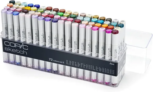 Copic Sketch, Marcadores de Alcohol Ultra-combinables, Juego de 72 Piezas E Set E