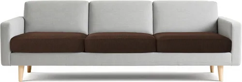 Miniatura 63 de CHUN YI - Funda elástica de cojín para sofá biplaza, funda de asiento de sofá con tela jacquard de elastano (mediana, color marfil blanco)
