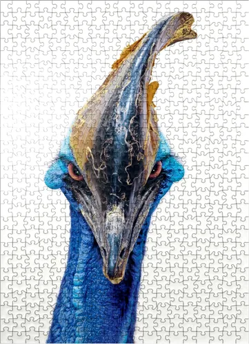 Miniatura 7 de MyPuzzle Cassowary - Rompecabezas prémium de 100 piezas, fabricado en Estados Unidos