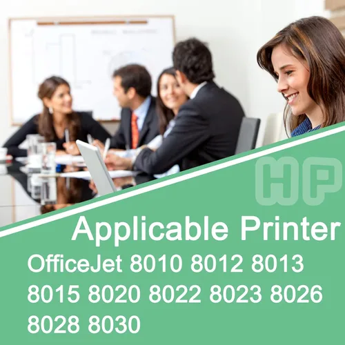 Miniatura 2 de 915XL Cartucho de tinta de repuesto compatible con HP 915XL, para impresoras HP OfficeJet 8010 8012 8013 8015 8020 8022 8023 8026 8028 8030, 1 negro