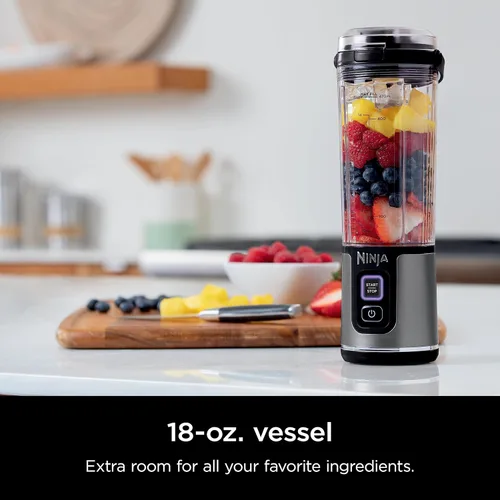 Miniatura 8 de Ninja Pod & Grounds Cafetera Especializada de Una Sola Porción en Paquete con la Licuadora Portátil Blast, Inalámbrica, Recipiente de 18 oz