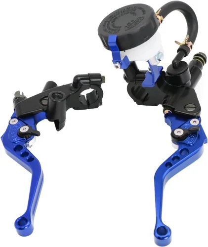 Miniatura 9 de Juego de palancas de embrague y freno de manubrio de motocicleta de 7/8 pulgadas 22 mm, cilindro maestro universal compatible con motocicleta, moto
