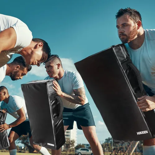 Miniatura 7 de Hikeen Almohadilla de Bloqueo de Fútbol Equipo de Entrenamiento Espuma Más Densa y Suave Almohadillas de Pateo para Fútbol, Baloncesto, Hockey