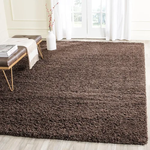Miniatura 23 de SAFAVIEH Laguna Shag Collection - Alfombra decorativa, 2 pies 3 pulgadas x 4 pies, color beige, diseño sólido, no desprende pelusa y de fácil