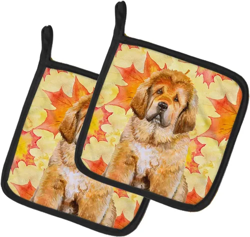 Miniatura 47 de Caroline's Treasures BB9655PTHD - Juego de soportes para ollas de cocina resistentes al calor, almohadillas calientes para horno, 7 1/2 x 7 1/2
