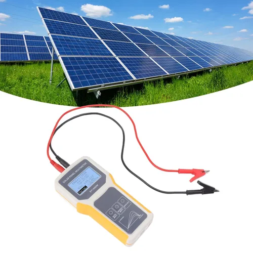 Miniatura 5 de AUNMAS Probador de panel solar, multímetro fotovoltaico, detección MPPT portátil, medición de voltaje de corriente continua de 1600 W para sistemas