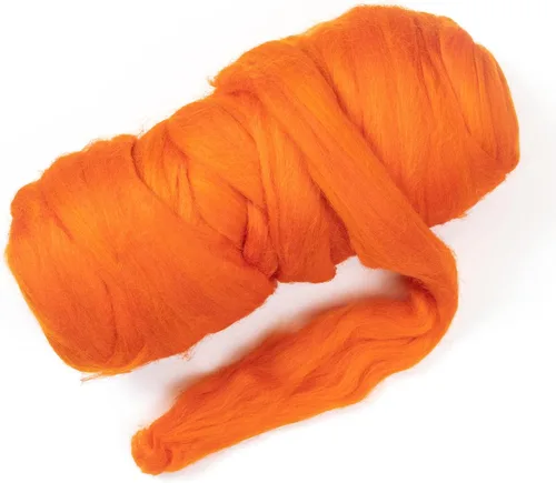 Miniatura 5 de Lana natural coloreada, 1 libra La mejor lana para fieltro de aguja, fieltro húmedo, manualidades y hilado. (Grafito, 1 lb)