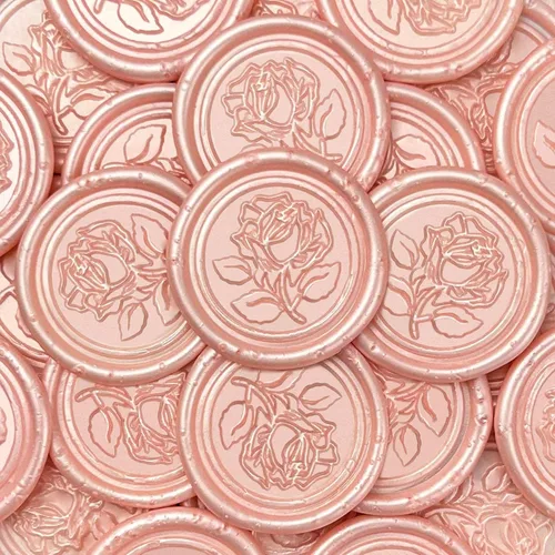 Miniatura 11 de 25 Calcomanías de Sellos de Cera Hechas a Mano, Sellos para Sobres, Calcomanías de Cera Autoadhesivas para Invitaciones de Fiestas de Boda, Sobres