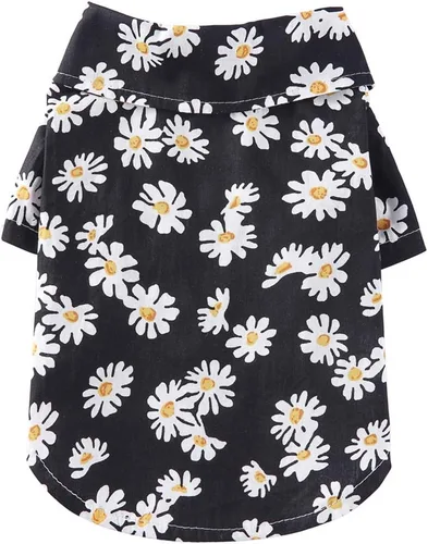 Miniatura 10 de Camisa hawaiana para perro, chaleco de playa de verano, ropa de manga corta, camiseta floral, tops hawaianos, chaquetas para perros, razas y gatos