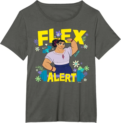 Miniatura 56 de Disney Encanto Luisa Madrigal Flex Alert Camiseta, Negro