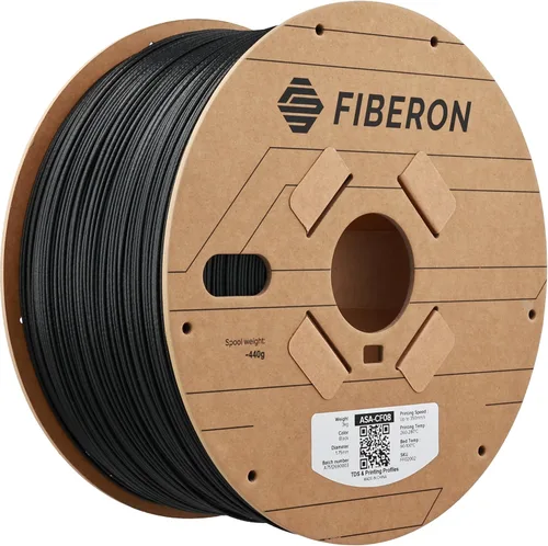 Miniatura 30 de Polymaker Fiberon PA612-ESD - Filamento para impresora 3D de 1.75 mm/17.6 oz, de nailon de fibra de carbono ESD-safe, resistente al calor a 302 °F