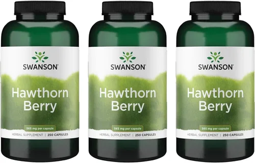 Miniatura 8 de Swanson Suplemento de bayas de espino - Flavonoides antioxidantes (250 cápsulas, 565 mg cada uno) paquete de 2