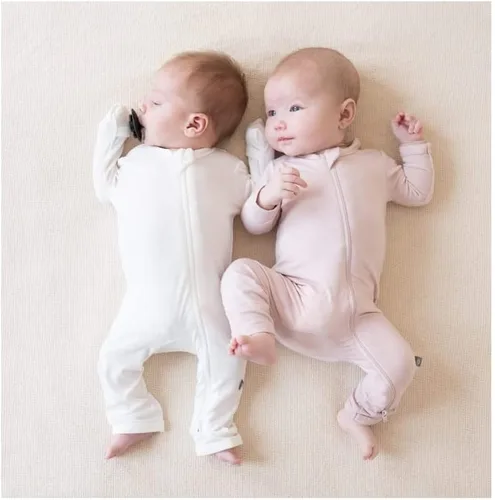 Miniatura 6 de Baby Unisex Soft Footies Zipper Closure Footless Pajama Sleepers Pjs N' Plays One-Piece Romper 0-24M