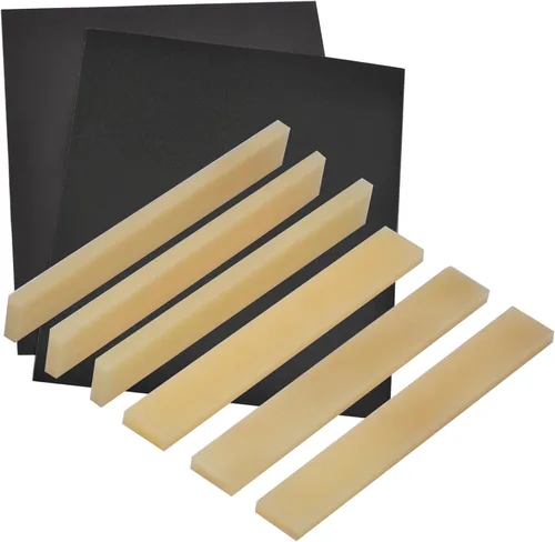 SAPHUE 6 Piezas Cejuelas de Guitarra de Hueso Sin Blanquear En Blanco Para Bajo Eléctrico Acústico Guitarra Clásica Mandolina Banjo Ukulele Cejuela