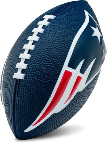 Miniatura 28 de Franklin Sports NFL - Fútbol americano de espuma para niños, pelota suave de tamaño junior de 8.5 pulgadas con logotipos 3D, perfecta para el día