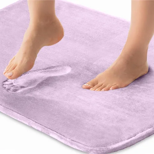 Miniatura 19 de GORILLA GRIP Alfombras de Baño de Espuma Viscoelástica, Tapetes de Baño de Terciopelo Suave y Absorbente, Puntos Duraderos en la Parte Inferior